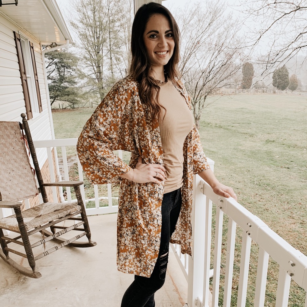 Blossom Flower Kimono / Cardigan